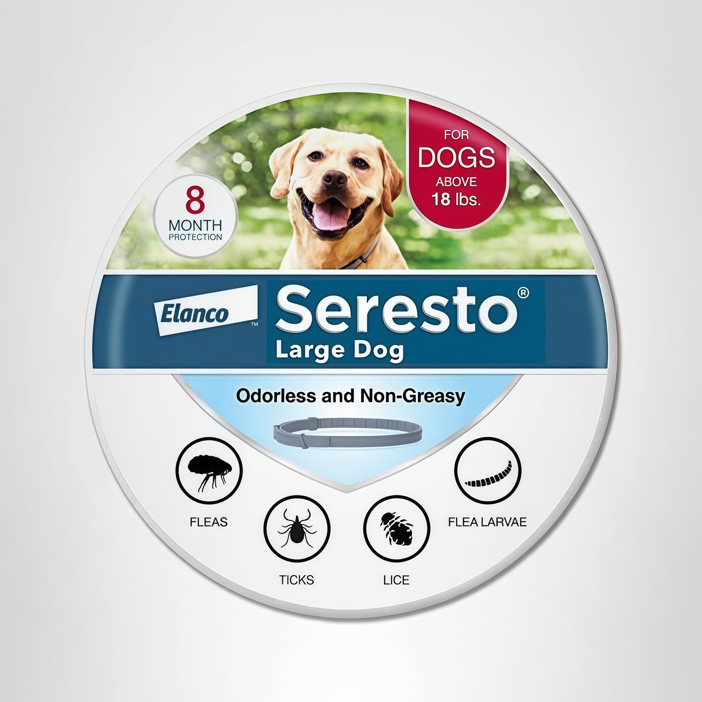 Seresto Flea & Tick Collar for Dogs, Long-Lasting Protection