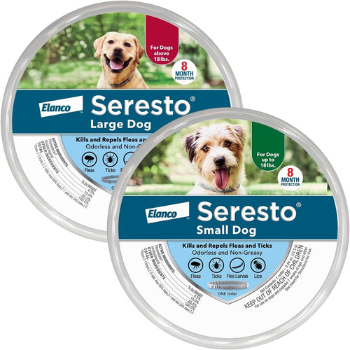 Seresto Flea & Tick Collar for Dogs, Long-Lasting Protection