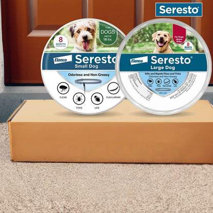 Seresto Flea & Tick Collar for Dogs, Long-Lasting Protection